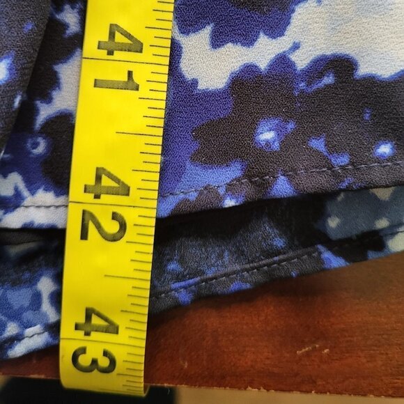 Ralph Lauren Bell Sleeve Flowered Shirt Dress Size 16 - Picture 5 of 13